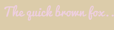Image with Font Color EECFDF and Background Color DCCCAA